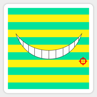 Koro sensei nameteru face Sticker